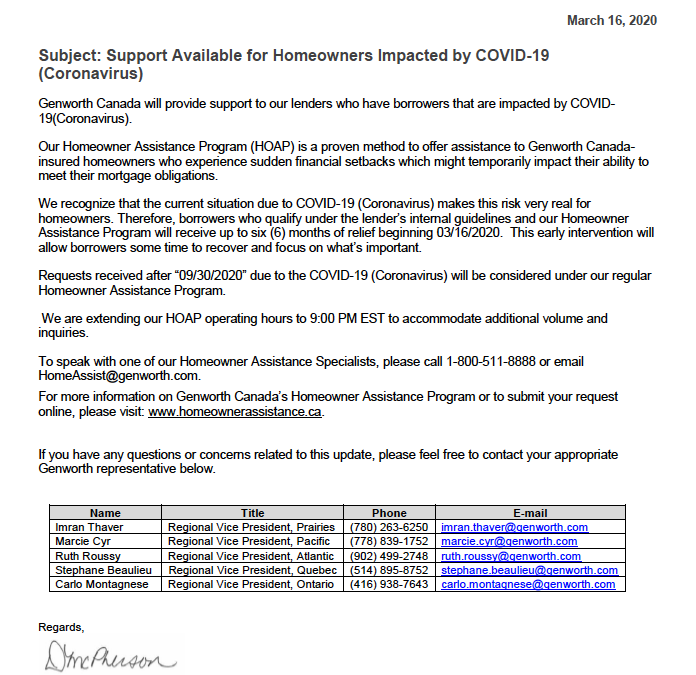 Relief has arrived for homeowners affected by the Covid-19 (corona virus) pandemic